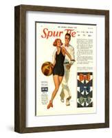 Spur Tie, Magazine Advertisement, USA, 1929-null-Framed Giclee Print