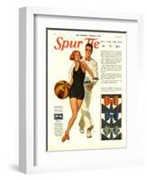 Spur Tie, Magazine Advertisement, USA, 1929-null-Framed Giclee Print