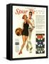 Spur Tie, Magazine Advertisement, USA, 1929-null-Framed Stretched Canvas