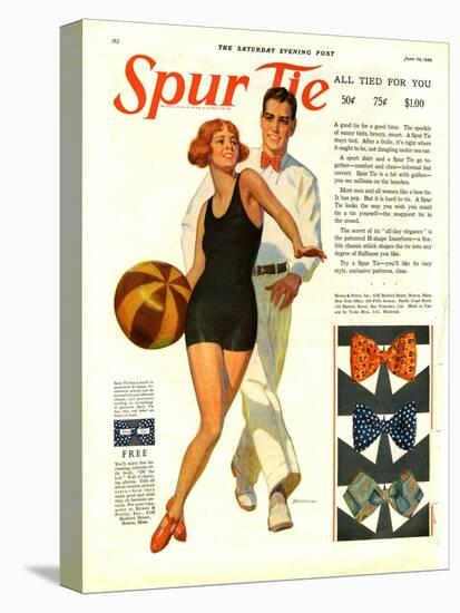 Spur Tie, Magazine Advertisement, USA, 1929-null-Stretched Canvas