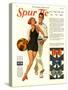 Spur Tie, Magazine Advertisement, USA, 1929-null-Stretched Canvas