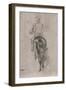 Spurring on the Horse-Edgar Degas-Framed Giclee Print