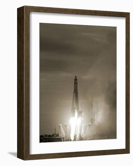Sputnik 1 Launch-Detlev Van Ravenswaay-Framed Photographic Print