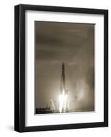 Sputnik 1 Launch-Detlev Van Ravenswaay-Framed Premium Photographic Print