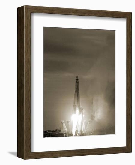 Sputnik 1 Launch-Detlev Van Ravenswaay-Framed Photographic Print