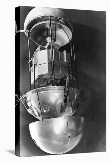 Sputnik 1, Russian Satellite, 1957-null-Stretched Canvas