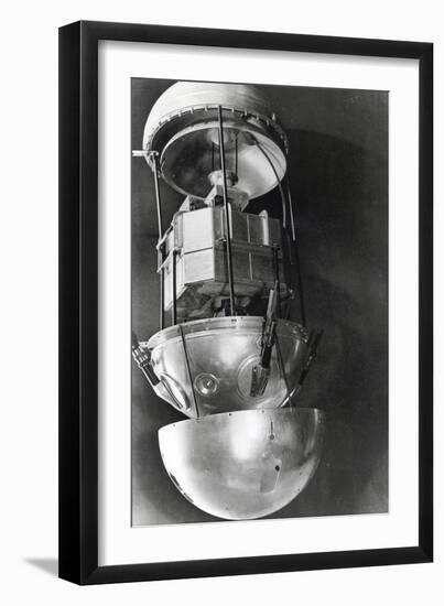 Sputnik 1, Russian Satellite, 1957-null-Framed Photographic Print