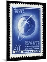 Sputnik 1 Stamp-Detlev Van Ravenswaay-Mounted Photographic Print