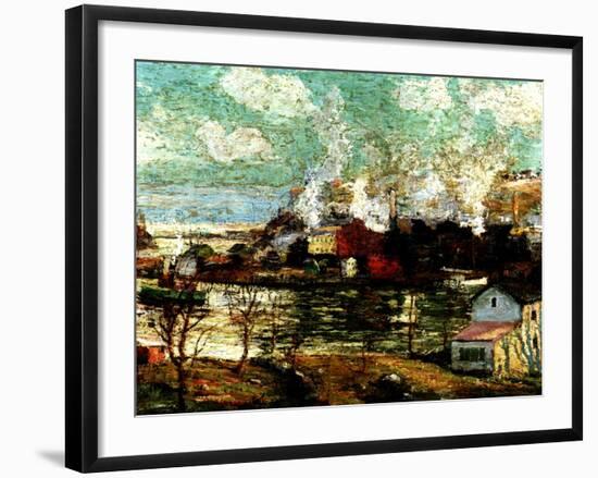 Spuyten Duyvil Creek, Brooklyn, New York, C.1914-Ernest Lawson-Framed Giclee Print