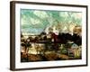 Spuyten Duyvil Creek, Brooklyn, New York, C.1914-Ernest Lawson-Framed Giclee Print