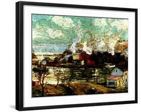 Spuyten Duyvil Creek, Brooklyn, New York, C.1914-Ernest Lawson-Framed Giclee Print