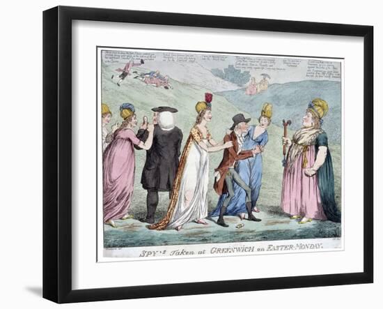 Spy's Taken at Greenwich, 1798-George Moutard Woodward-Framed Giclee Print