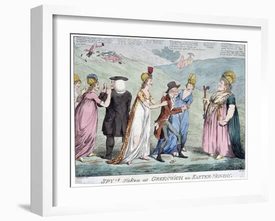 Spy's Taken at Greenwich, 1798-George Moutard Woodward-Framed Giclee Print