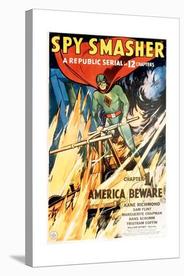 SPY SMASHER, Kane Richmond in 'Chapter 1: America Beware', 1942-null-Stretched Canvas