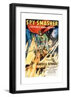 SPY SMASHER, Kane Richmond in 'Chapter 1: America Beware', 1942-null-Framed Premium Giclee Print