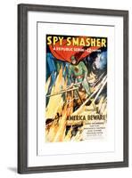 SPY SMASHER, Kane Richmond in 'Chapter 1: America Beware', 1942-null-Framed Art Print