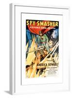 SPY SMASHER, Kane Richmond in 'Chapter 1: America Beware', 1942-null-Framed Art Print