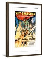 SPY SMASHER, Kane Richmond in 'Chapter 1: America Beware', 1942-null-Framed Art Print