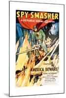 SPY SMASHER, Kane Richmond in 'Chapter 1: America Beware', 1942-null-Mounted Art Print