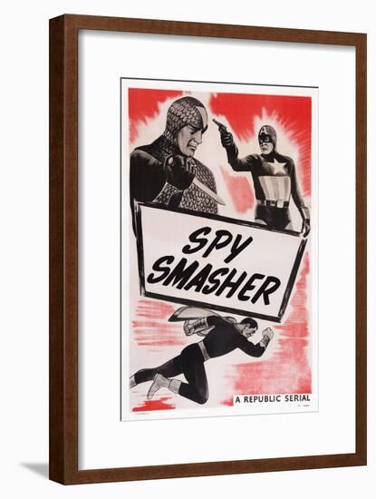 Spy Smasher-null-Framed Art Print