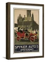 Spyker Auto Dutch 1910-null-Framed Giclee Print