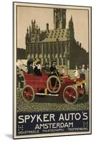 Spyker Auto Dutch 1910-null-Mounted Giclee Print