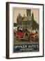 Spyker Auto Dutch 1910-null-Framed Giclee Print