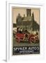 Spyker Auto Dutch 1910-null-Framed Giclee Print