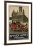 Spyker Auto Dutch 1910-null-Framed Giclee Print