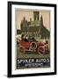 Spyker Auto Dutch 1910-null-Framed Giclee Print