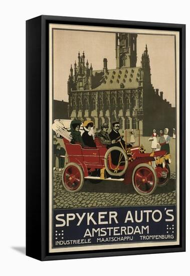 Spyker Auto Dutch 1910-null-Framed Stretched Canvas