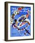 "Squadron Insignia," Saturday Evening Post Cover, August 23, 1941-Ski Weld-Framed Premium Giclee Print