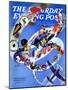 "Squadron Insignia," Saturday Evening Post Cover, August 23, 1941-Ski Weld-Mounted Premium Giclee Print