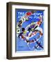 "Squadron Insignia," Saturday Evening Post Cover, August 23, 1941-Ski Weld-Framed Giclee Print