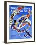 "Squadron Insignia," Saturday Evening Post Cover, August 23, 1941-Ski Weld-Framed Giclee Print