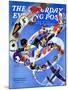 "Squadron Insignia," Saturday Evening Post Cover, August 23, 1941-Ski Weld-Mounted Giclee Print