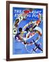 "Squadron Insignia," Saturday Evening Post Cover, August 23, 1941-Ski Weld-Framed Giclee Print