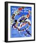 "Squadron Insignia," Saturday Evening Post Cover, August 23, 1941-Ski Weld-Framed Giclee Print