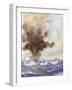 Squadron Leader Arthur Bigsworth Attacks with Bombs a German Submarine-H. G. Swanwick-Framed Giclee Print