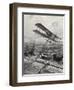 Squadron Leader Spenser Grey Flying over Cologne, 8 October 1914-W. Avis-Framed Giclee Print