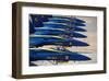 Squadron of F/A-18 Hornet fighters-null-Framed Art Print