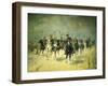 Squadron of Royal Piedmont Cavalry Regiment-Antonio Mancini-Framed Giclee Print