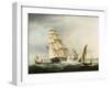 Squadron of the Blue off Portsmouth-Thomas Buttersworth-Framed Giclee Print