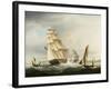 Squadron of the Blue off Portsmouth-Thomas Buttersworth-Framed Giclee Print