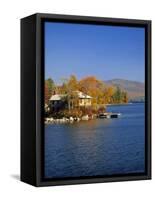 Squam Lake, Lakes Region, New Hampshire, USA-Walter Bibikow-Framed Stretched Canvas