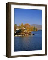 Squam Lake, Lakes Region, New Hampshire, USA-Walter Bibikow-Framed Photographic Print