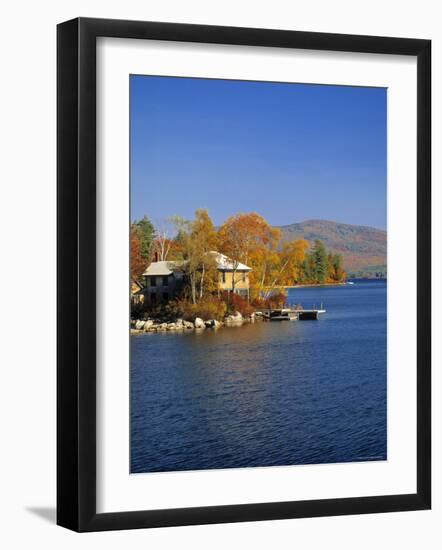 Squam Lake, Lakes Region, New Hampshire, USA-Walter Bibikow-Framed Photographic Print