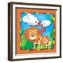 Square 2-Asmaa’ Murad-Framed Giclee Print