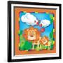 Square 2-Asmaa’ Murad-Framed Giclee Print