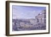 Square and Montecavallo Palace-null-Framed Giclee Print